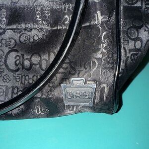 Caboodles Black Cosmetic Bag with Logo Design